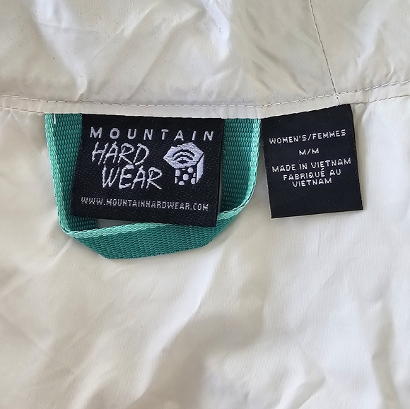 Mountain Hardwear Women’s Lightweight Hooded Rain Jacket Green Size M - Picture 3 of 15